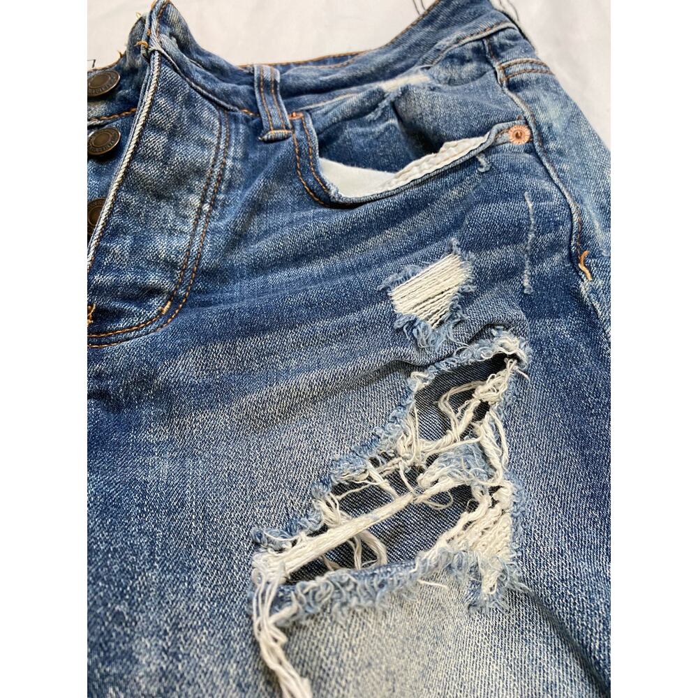 American Eagle Outfitters Stretch Tomgirl Denim Shorts - Picture 2 of 6